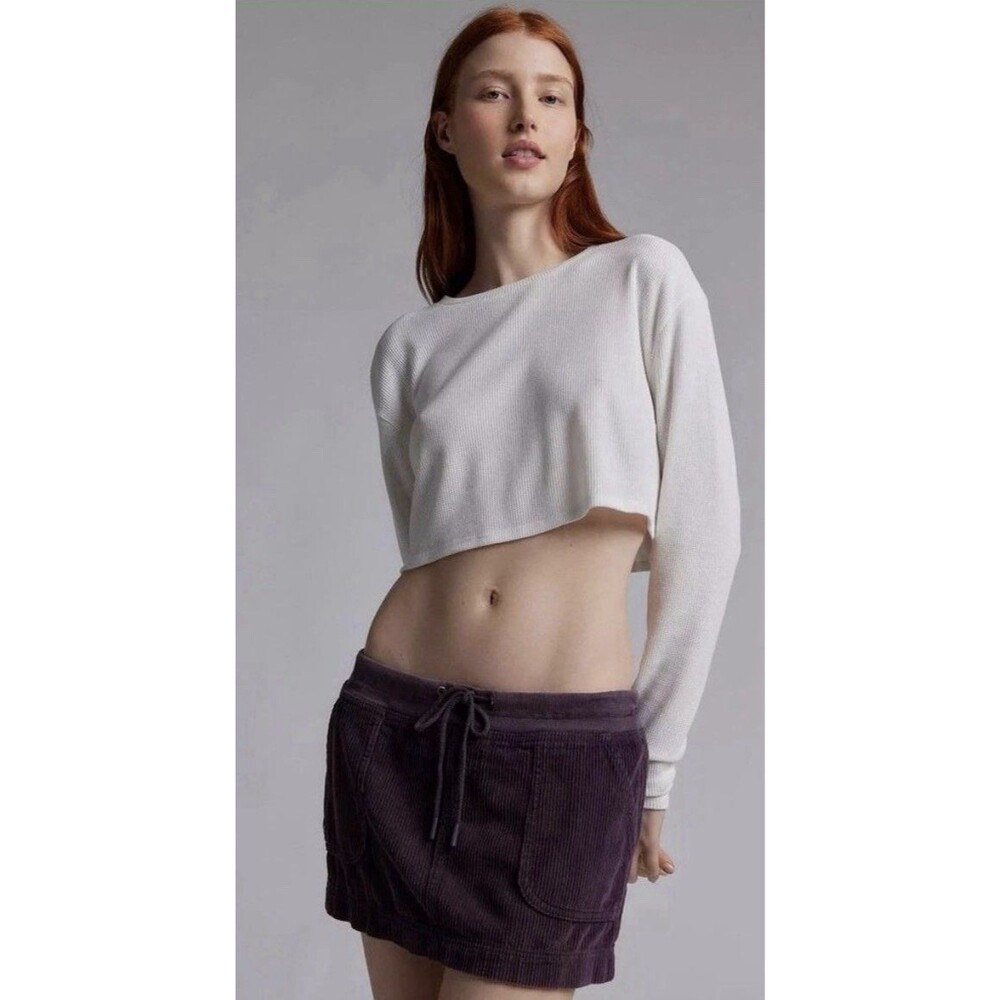 BDG Urban Outfitters Mel Sporty Corduroy Micro Mini Skirt XS Y2K Style Cargo Pkt
